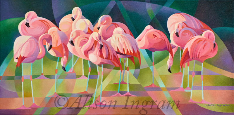 A-Flamboyance-of-Flamingos